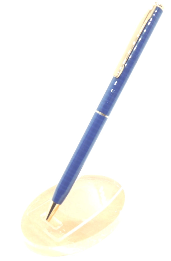 Sheaffer Fashion Ballpoint Pen, Blue Marble & Gold, USA Made, No Box