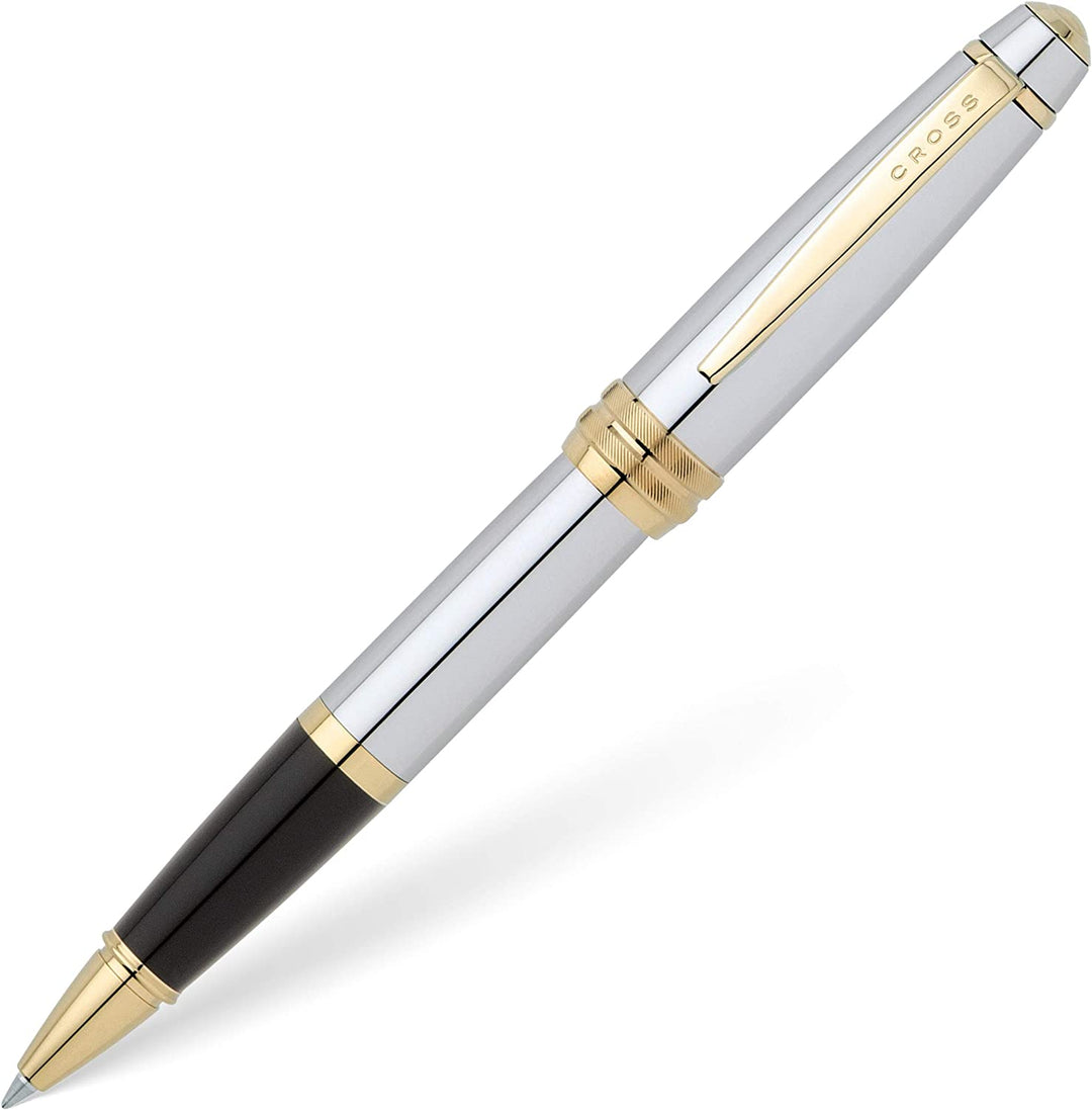 Cross Bailey Rollerball Pen, Medalist Chrome & Gold