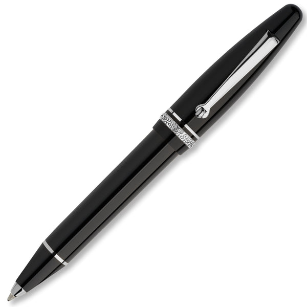 Maiora Ultra Ogiva Golden Age Ballpoint Pen, Black & Palladium