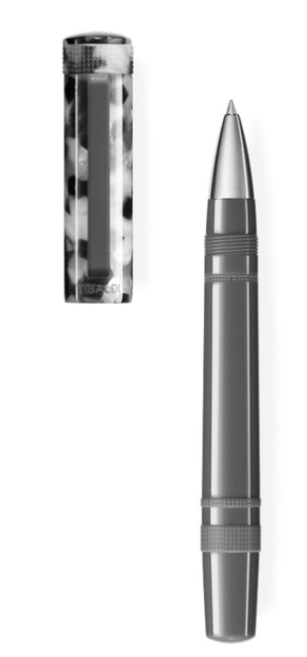 Tibaldi Perfecta Stonewash Grey Rollerball Pen