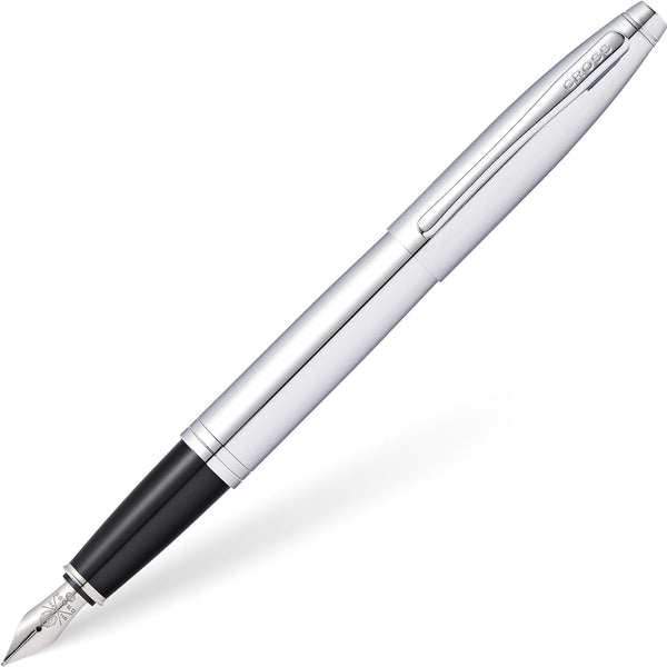 Cross Calais Fountain Pen, Polished Chrome, No Box
