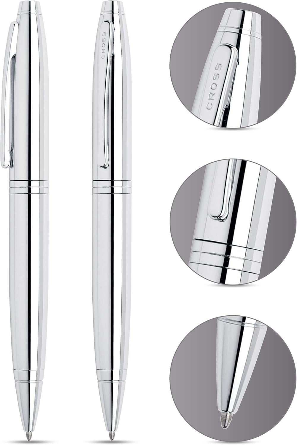 Cross Calais Ballpoint Pen, Polished Chrome