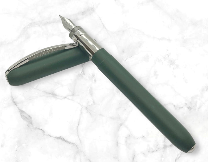 Visconti Rembrandt Eco Logic Fountain Pen, Green, Medium Nib