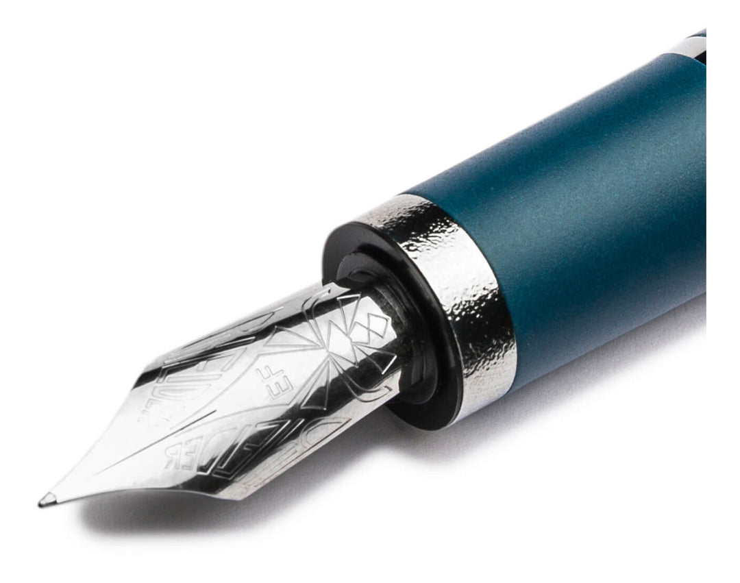 Pineider Alchemist Zeolite Fountain Pen, Kilauea Blue