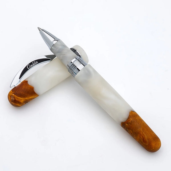 Conklin 1898 Limited Edition Spectra Fusion Rollerball Pen, White