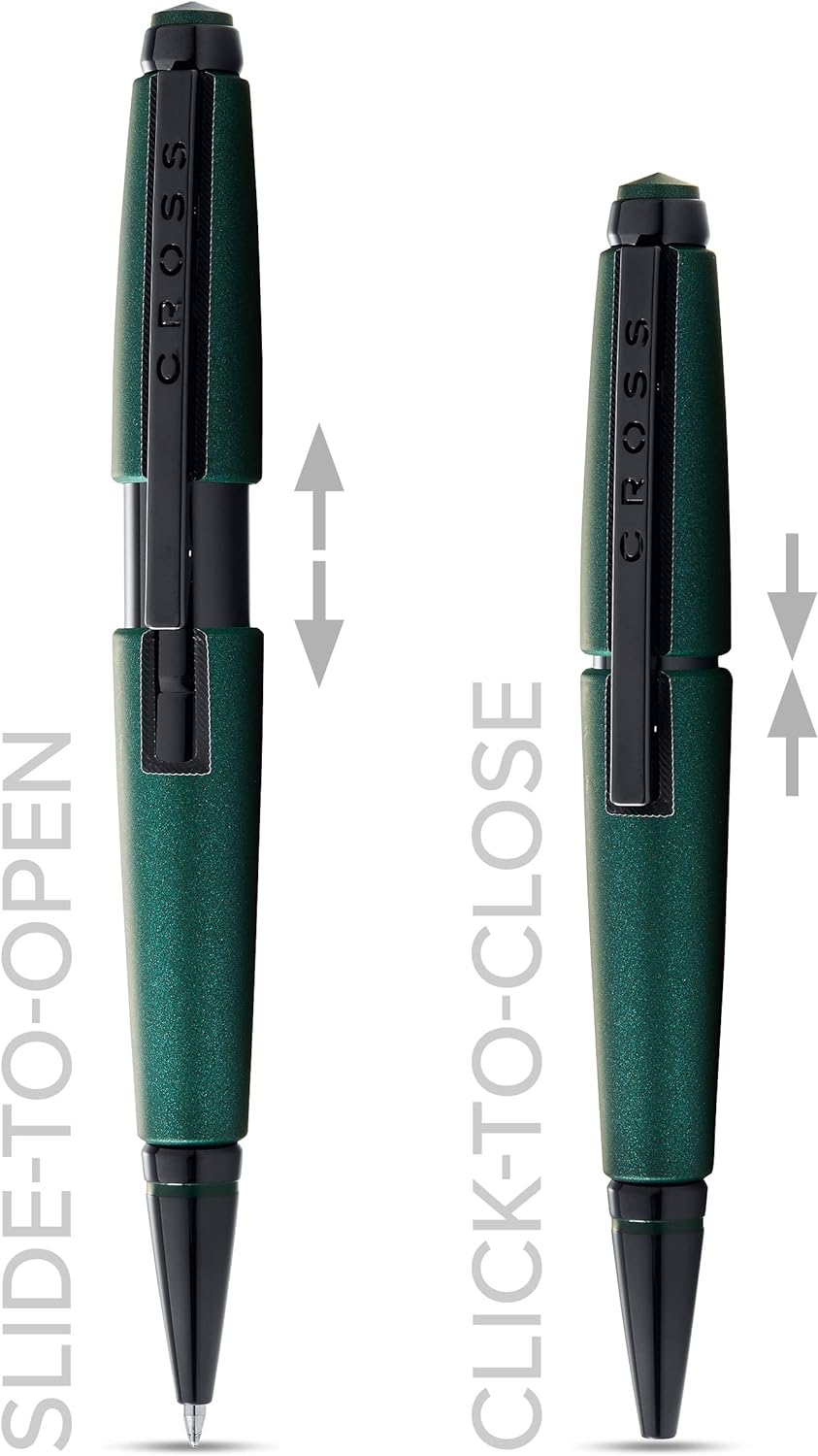 Cross Edge Rollerball Pen, Matte Green