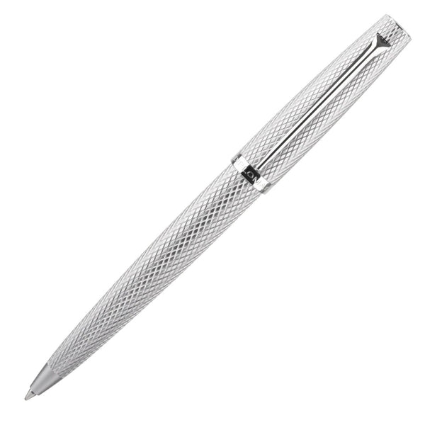 Diplomat Viper Ballpoint Pen, Silver Guilloche