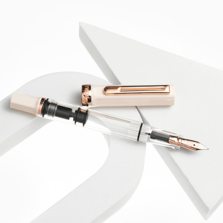 TWSBI Eco Fountain Pen, Cream & Rose Gold