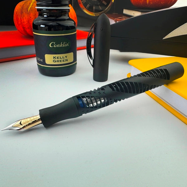 Conklin Futura 125 Anniversary Limited Edition Fountain Pen, Stealth Black