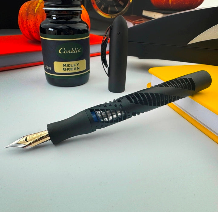 Conklin Futura 125 Anniversary Limited Edition Fountain Pen, Stealth Black