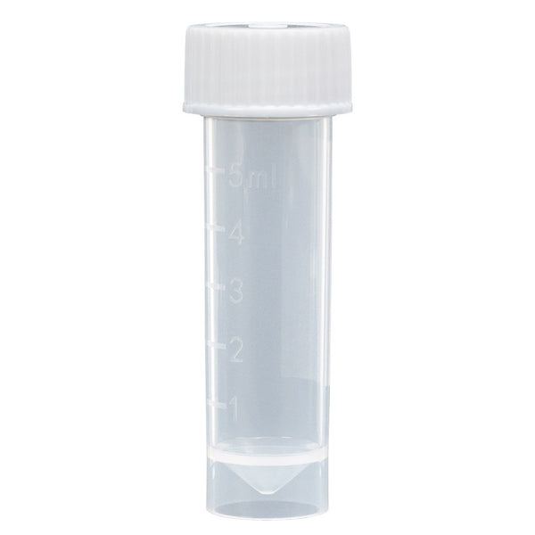 5ml Conical Plastic Vial w/ Cap