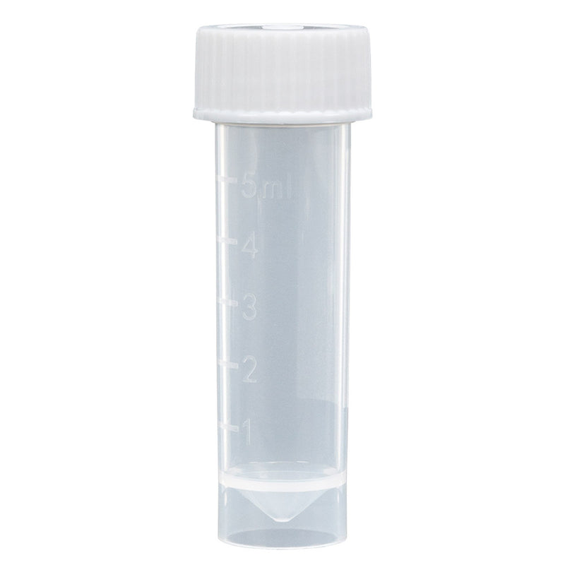 5ml Conical Plastic Vial w/ Cap