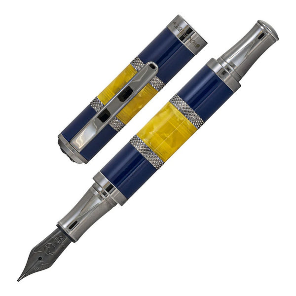 Monteverde Regatta Sport Fountain Pen, Blue & Yellow