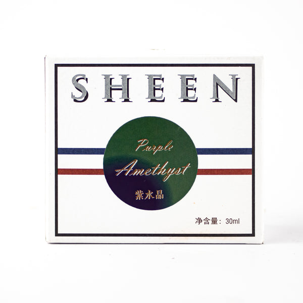 Ostrich Sheening Fountain Pen Ink Bottle, 30ml, Purple Amethyst