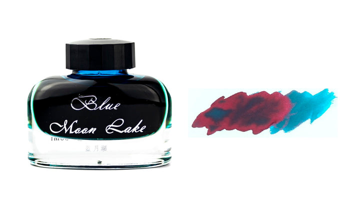 Ostrich Sheening Fountain Pen Ink Bottle, 30ml, Blue Moon Lake