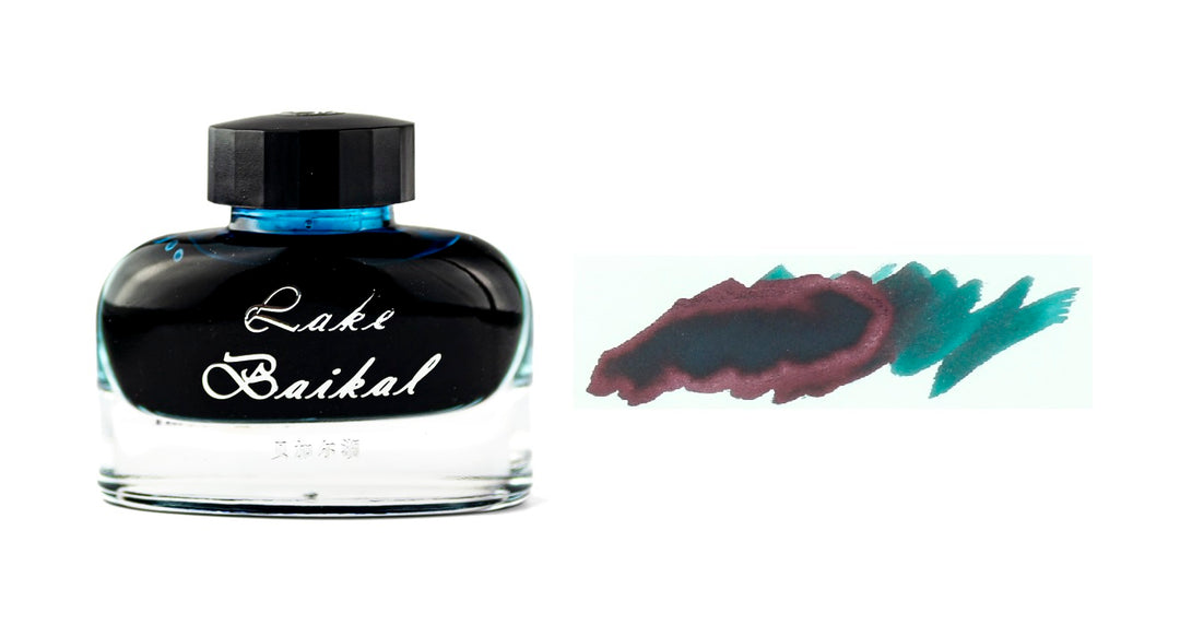 Ostrich Sheening Fountain Pen Ink Bottle, 30ml, Lake Baikal