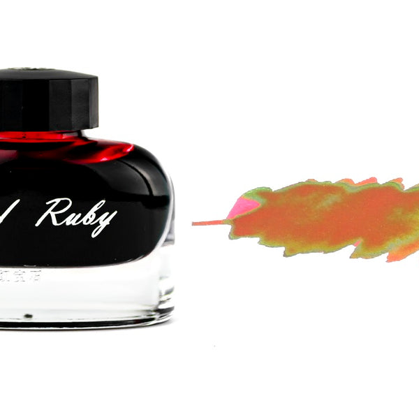 Ostrich Sheening Fountain Pen Ink Bottle, 30ml, Red Ruby