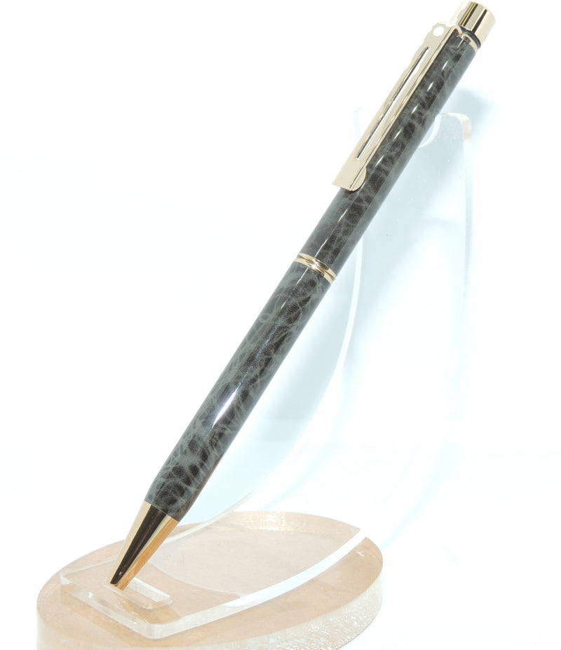 Sheaffer Targa Ballpoint Pen, Grey Ronce, USA Made, No Box