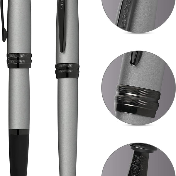 Cross Bailey Fountain Pen, Gunmetal & Black