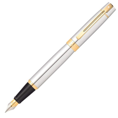 Sheaffer 300 Fountain Pen, Polished Chrome & Gold