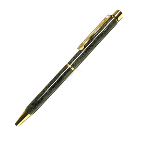 Sheaffer Targa Ballpoint Pen, Marble Grey & Gold, USA Made, No Box
