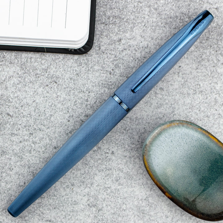 Cross ATX Fountain Pen, Matte Blue PVD