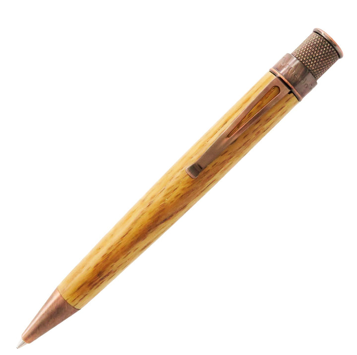 Retro 51 Tornado Woodworks Rollerball Pen, Bourbon Barrel