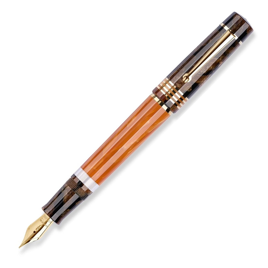 Delta Sforza Limited Edition Fountain Pen, Gold Plated Trim