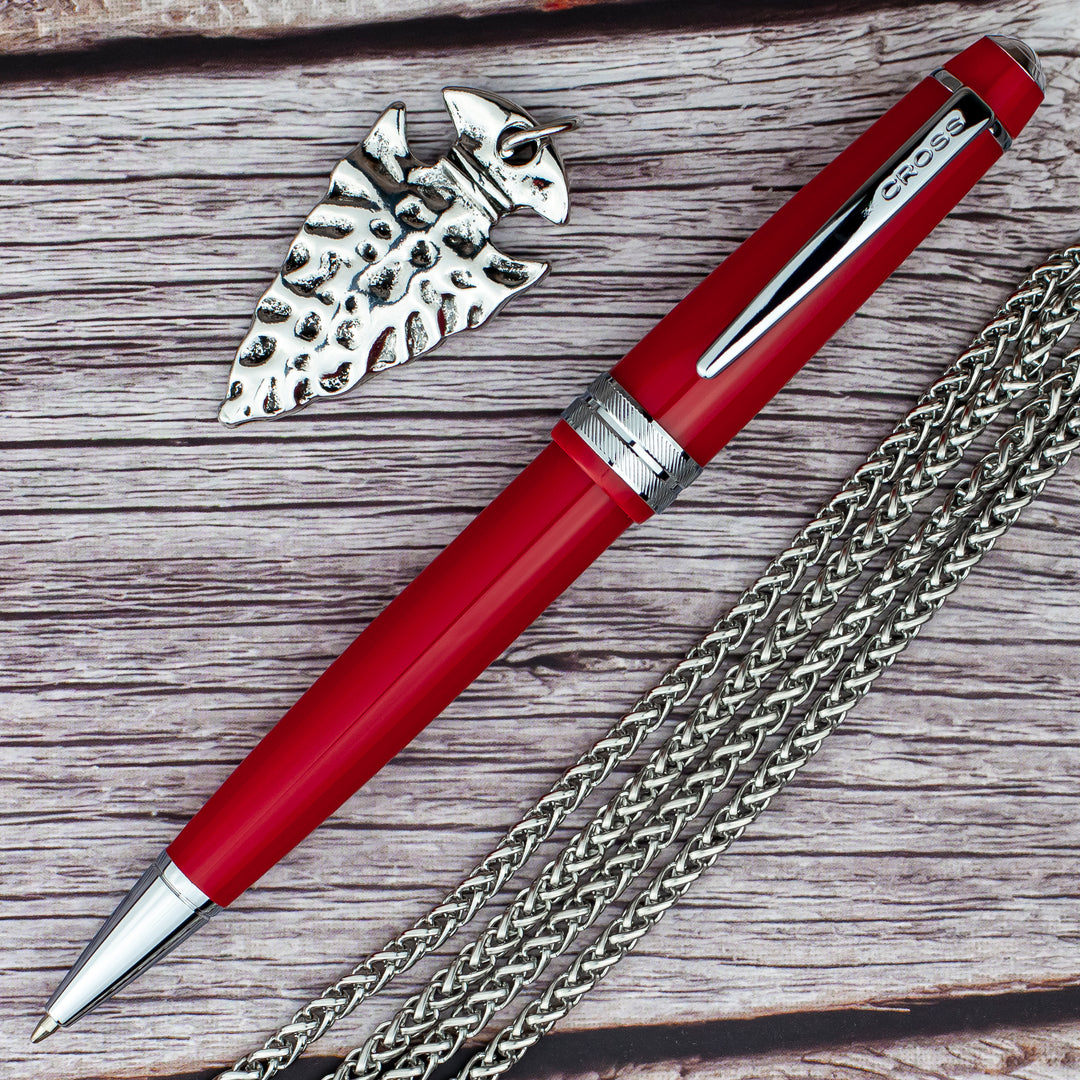 Cross Bailey Light Ballpoint Pen, Polished Red & Chrome