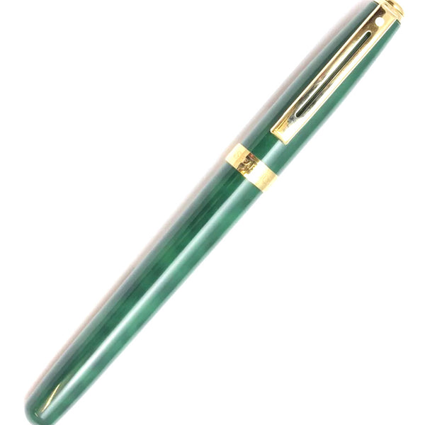 Sheaffer Prelude Rollerball Pen, Leaf Green & Gold, USA Made, No Box
