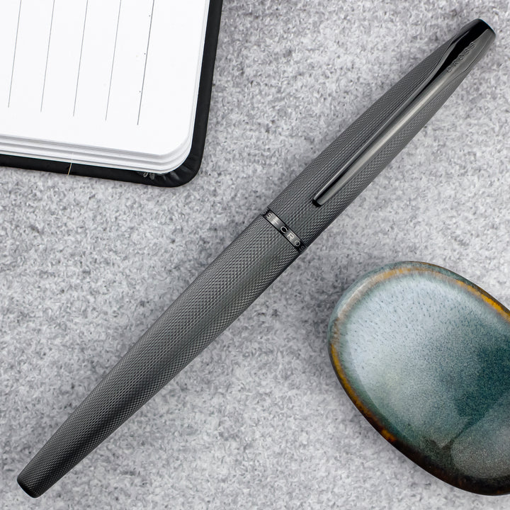 Cross ATX Fountain Pen, Brushed Black PVD