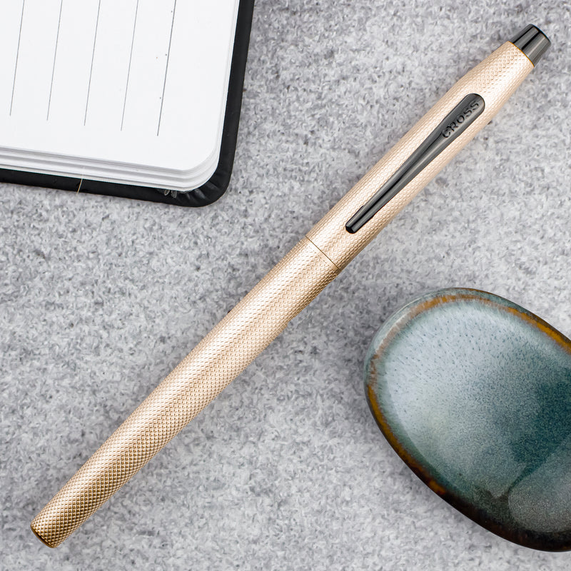 Cross Classic Century Brushed Rose Gold Rollerball Pen