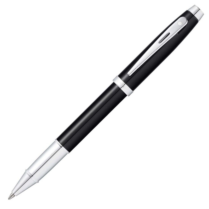 Sheaffer 100 Rollerball Pen, Black & Chrome, No Box