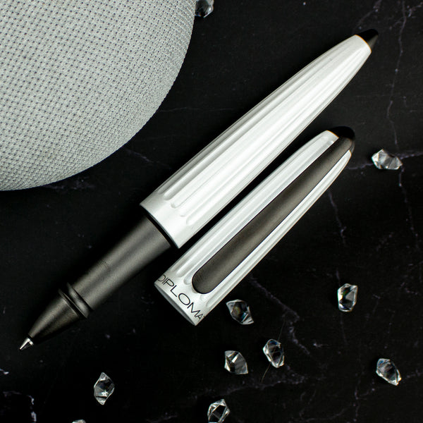 Diplomat Aero Pearl White Rollerball Pen