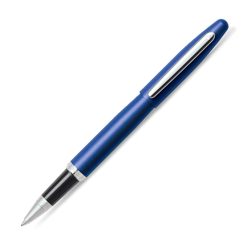Sheaffer VFM Rollerball Pen, Blue & Chrome, No Box