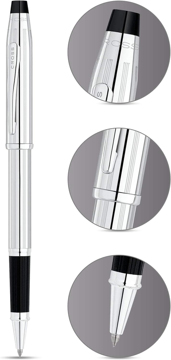 Cross Century II Rollerball Pen, Polished Chrome
