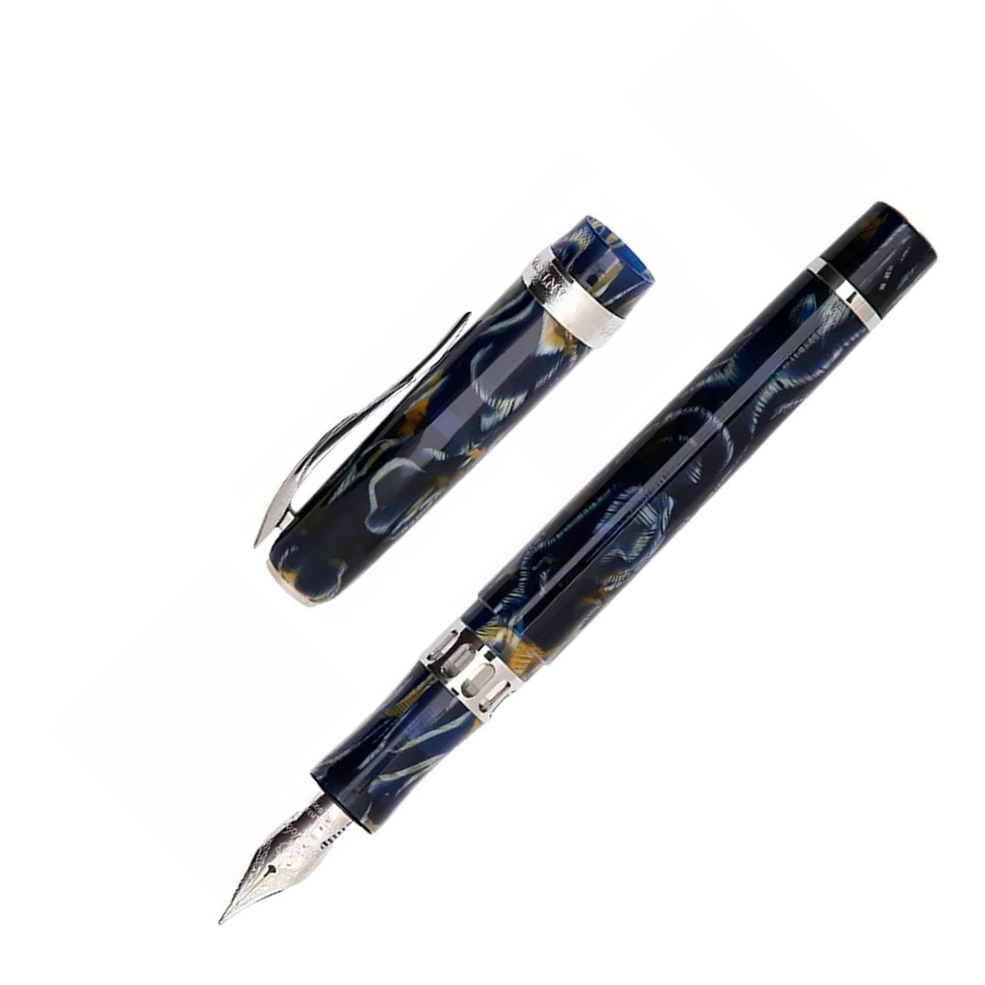 Pineider Limited Edition Ancient Materials Wild Blue Fountain Pen