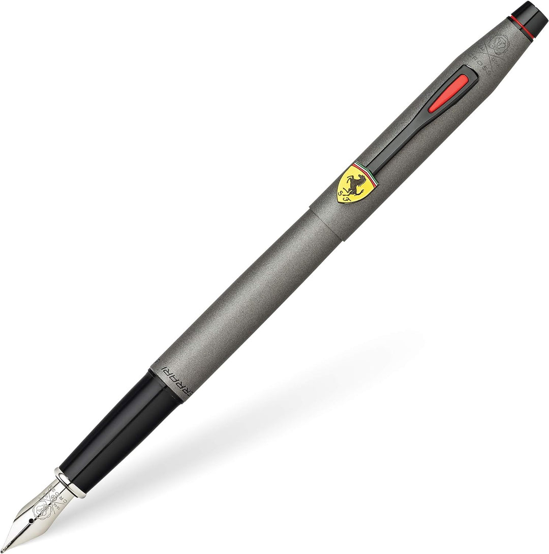 Cross Ferrari Classic Century Fountain Pen, Titanium Grey, Medium, No Box