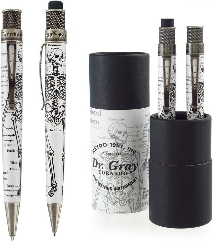 Retro 51 Tornado Dr. Gray Rollerball & Pencil 1.1 Gift Set