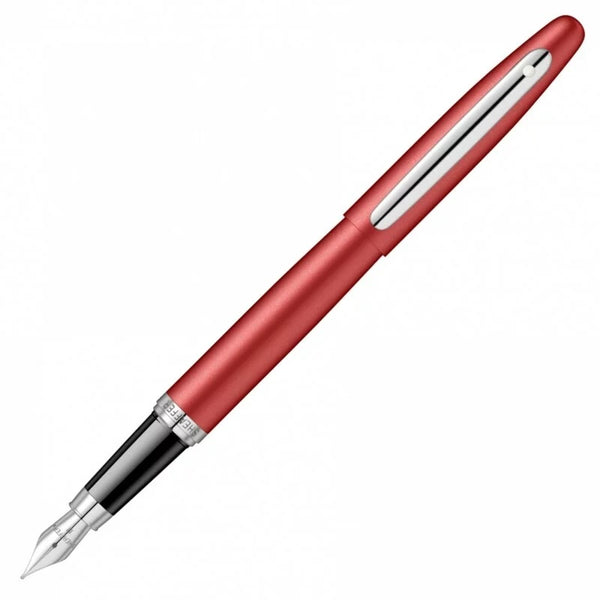 Sheaffer VFM Fountain Pen, Red & Chrome, No Box