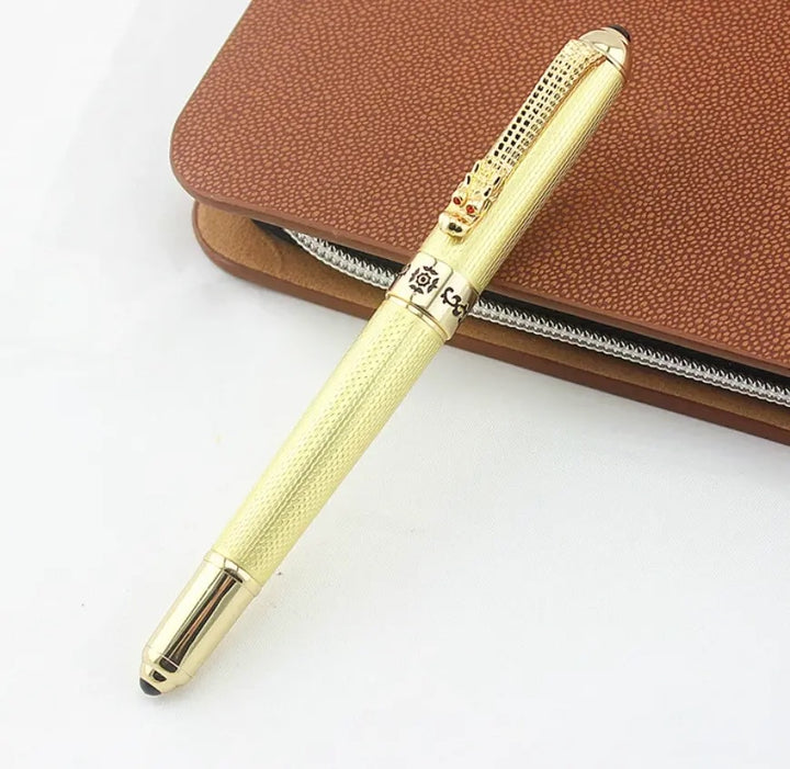 Jinhao 1000 Dragon Fountain Pen, Gold