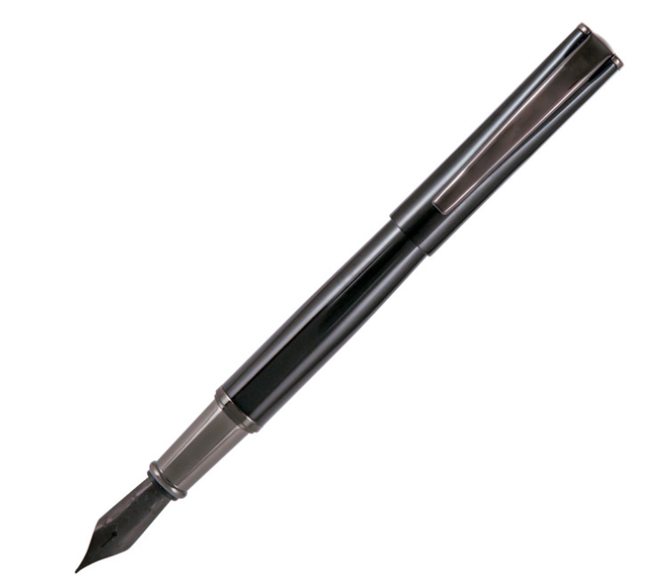 Monteverde Impressa Black with Gunmetal Trim, Fountain Pen