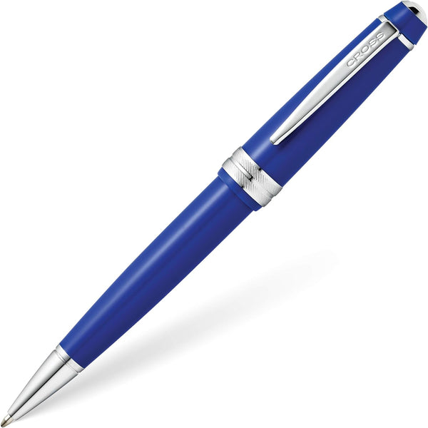 Cross Bailey Light Ballpoint Pen, Polished Blue & Chrome