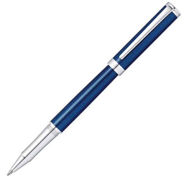 Sheaffer Intensity Rollerball Pen, Blue Herringbone, No Box