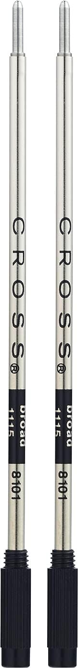 Cross Ballpoint Pen Refills, Black Bold, #8101