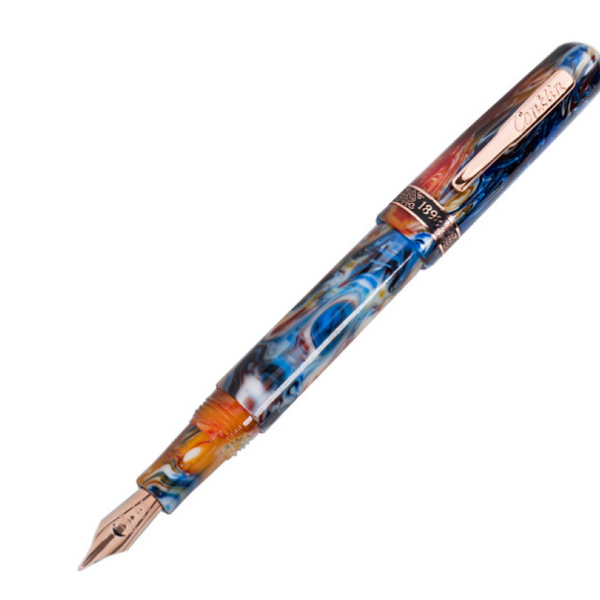 Conklin 1898 Misto Orange Fountain Pen, 14k Nib