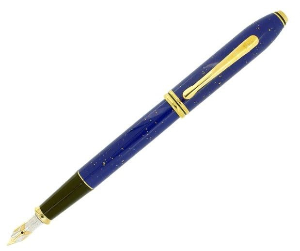 Cross Townsend Lapis Lazuli Fountain Pen, 18K Medium Nib