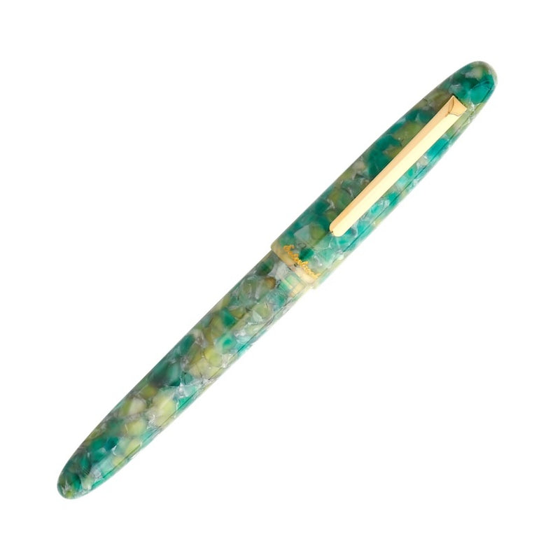 Esterbrook Estie Standard Fountain Pen, Sea Glass, Gold Trim