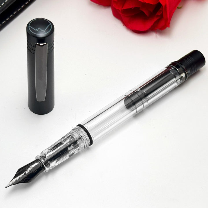 Monteverde MP1 Piston Filler Fountain Pen, Black