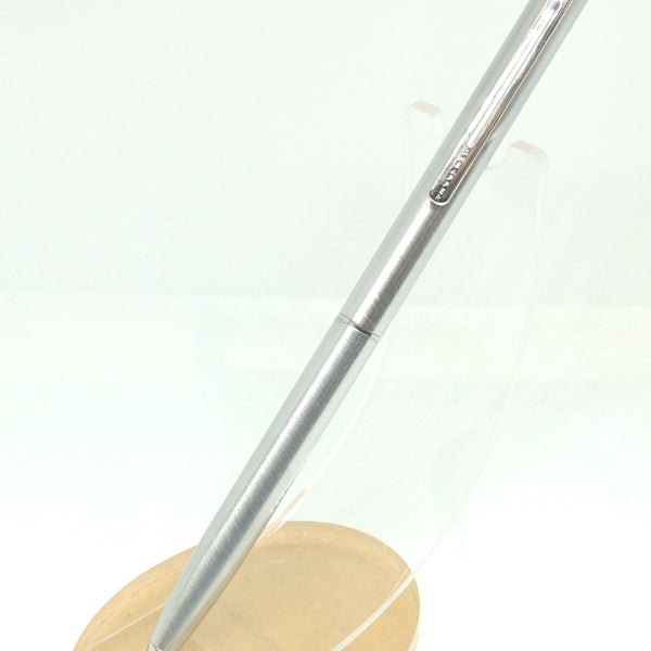 Sheaffer Fashion Ballpoint Pen, Brushed Chrome, USA Made, No Box